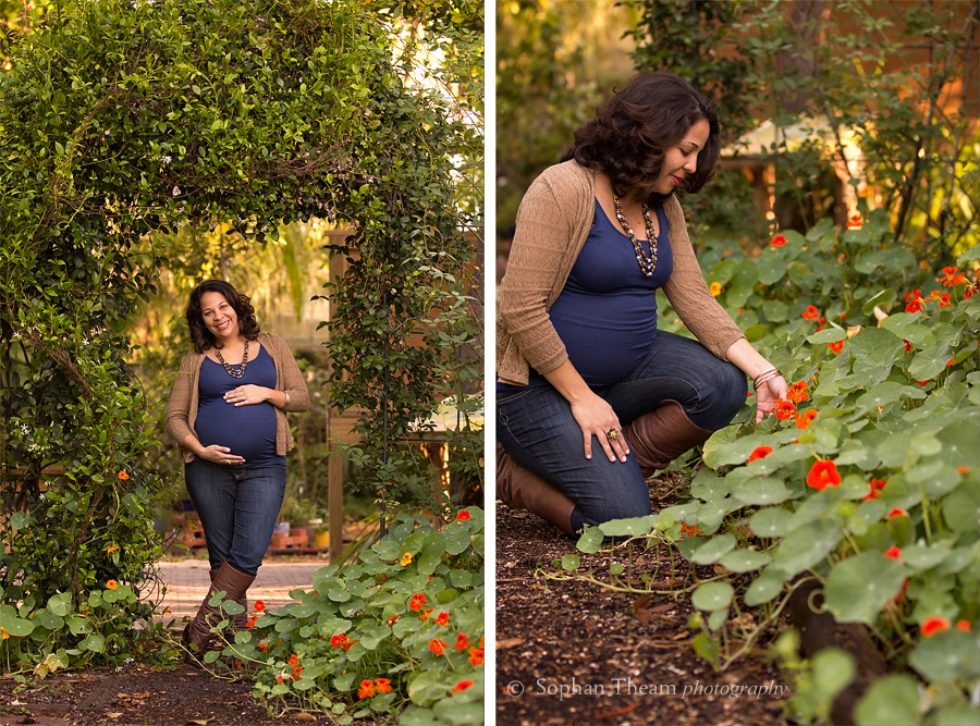 Neida S Maternity Session At The Usf Botanical Garden Sophan Theam